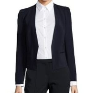 Theory Navy Open Front Blazer